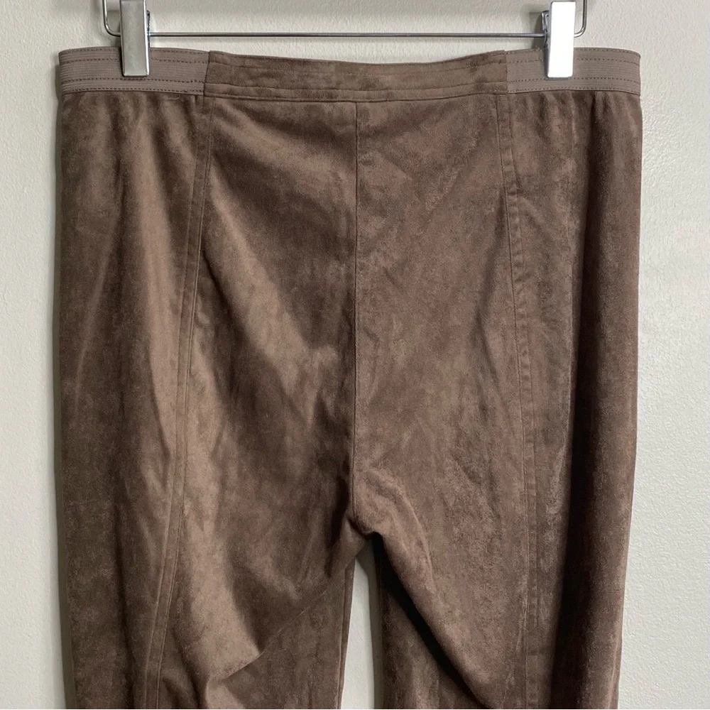 BB Dakota Bark Wilton Faux Suede Leggings Size Medium